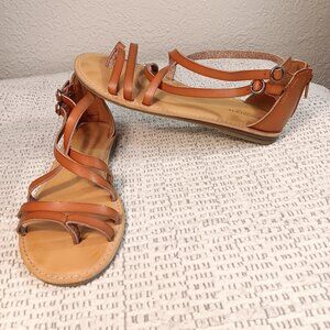 American Eagle Outfitters AEO women's strappy thong sandals sz 8